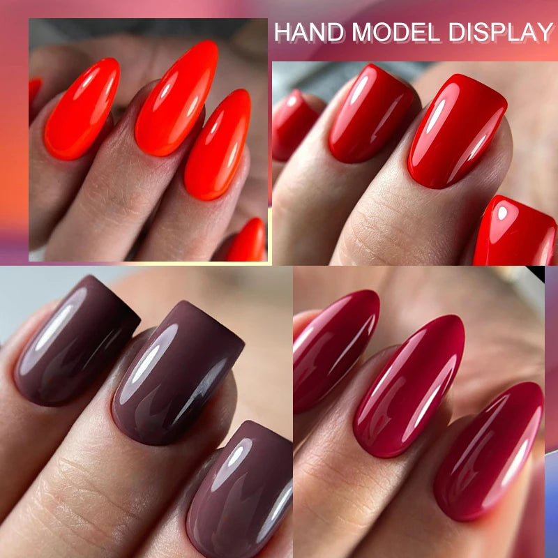 LILYCUTE Color Explosion – 184 Shades of Long-Lasting Gel Polish with Red Glitter Magic