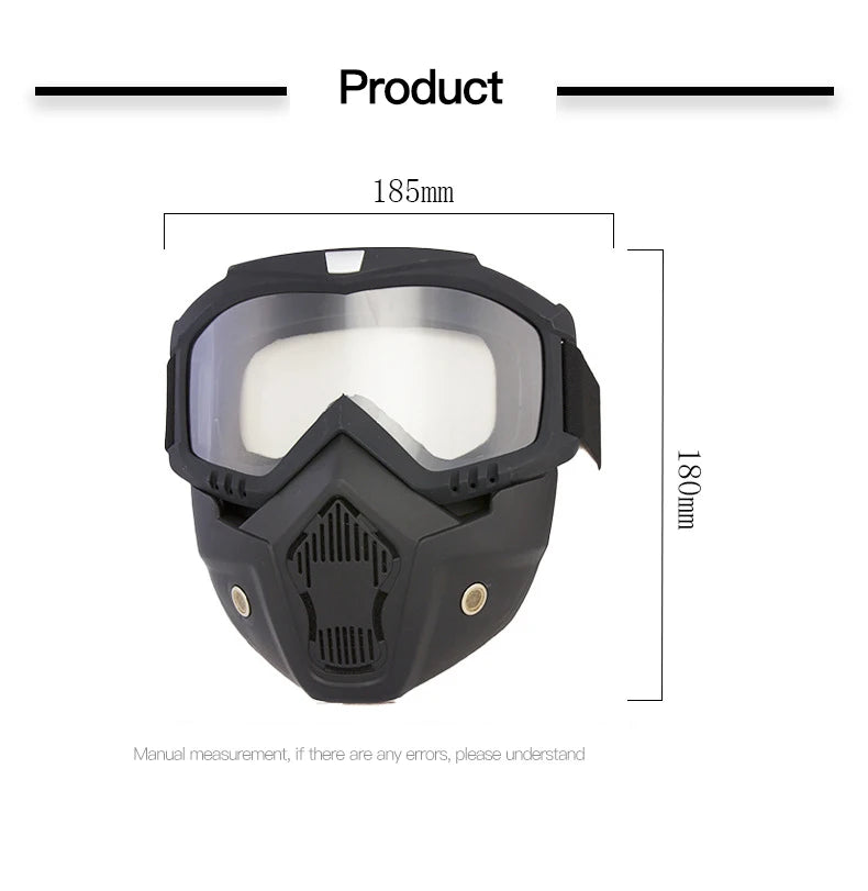 Motorcycle Windproof Mask Goggle HD Outdoor Sport Glasses Eyewear Riding Motocross Summer UV Protection Sunglasses