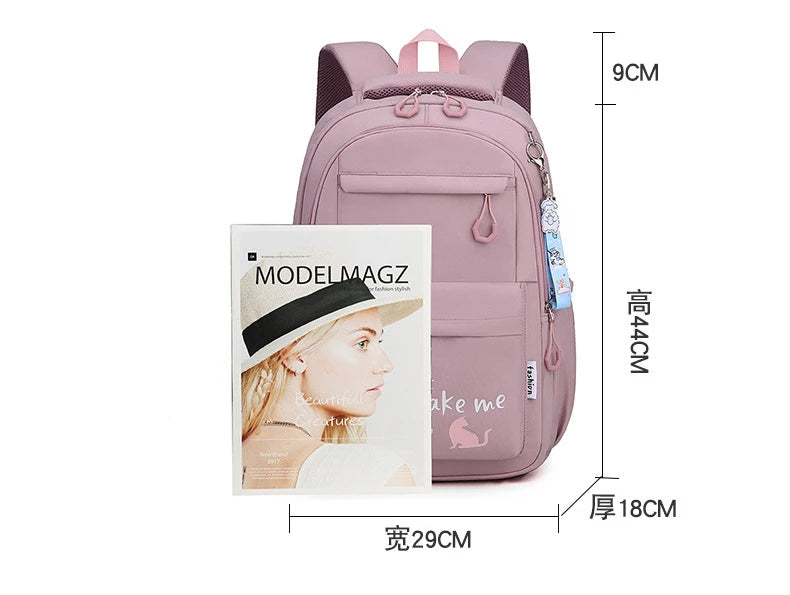 Pink Dream School Bag – Stylish & Spacious Backpack for Girls of All Ages!