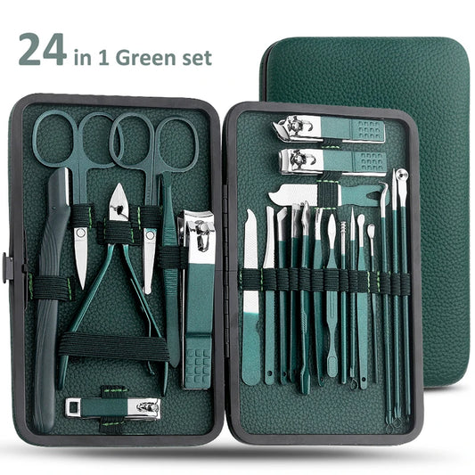 Deluxe 24-in-1 Nail Clipper & Pedicure Kit
