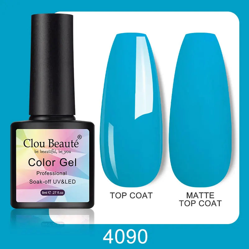 Clou Beaute Color Pop – 8ml Gel Varnish for Bold, Long-Lasting Nail Art (UV/LED Cure)