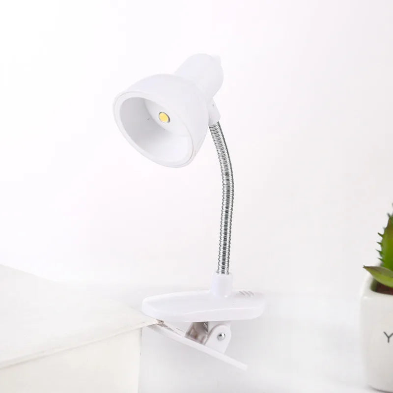 Mini Clip-On LED Reading Lamp – Eye-Friendly, Portable Light for Bed, Books & Desk