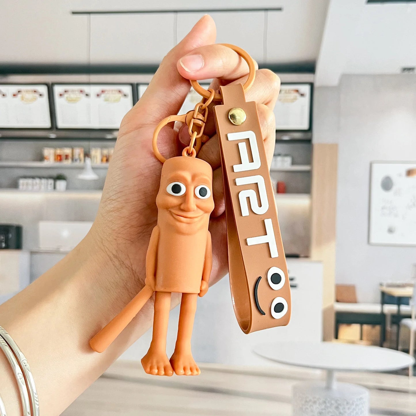 Italian Brainrot Keychain Tralalero Tralala Tung Tung Tung Sahur Ballerina Cappuccino Brain Rot Keychains Kids Birthday Gifts