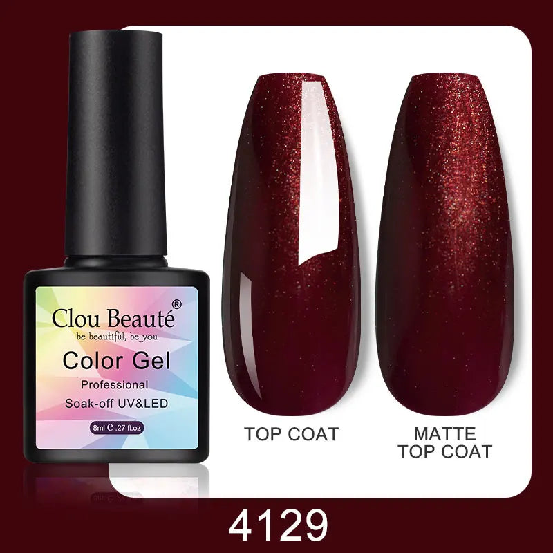 Clou Beaute Color Pop – 8ml Gel Varnish for Bold, Long-Lasting Nail Art (UV/LED Cure)