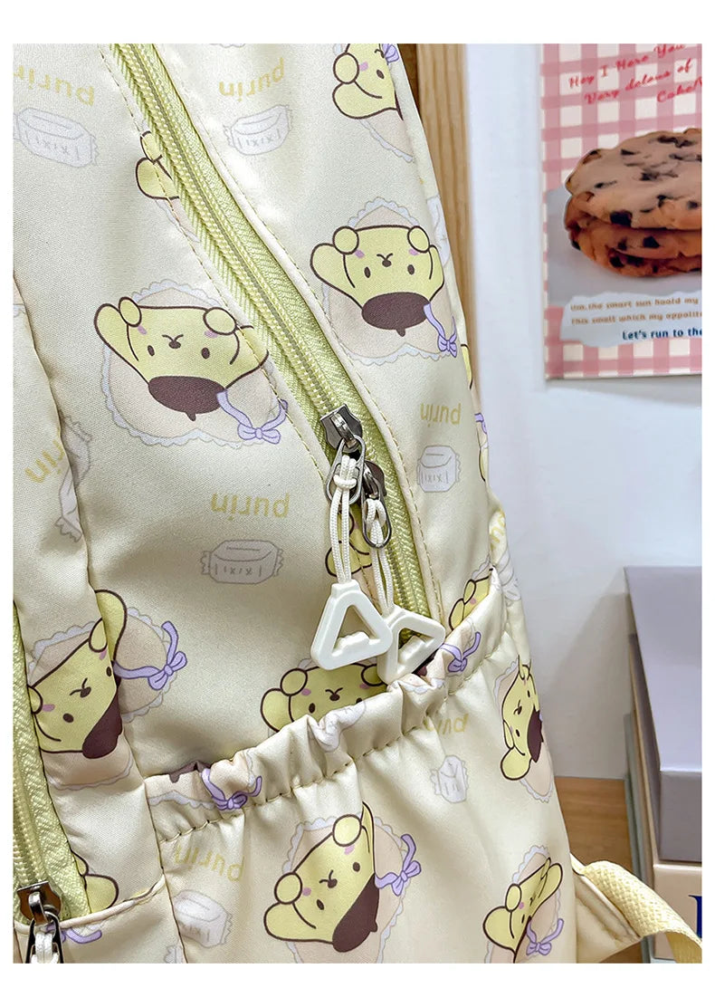 Cinnamoroll PlushTech Backpack – Kawaii Sanrio Schoolbag with Laptop Compartment for Kids & Teens!