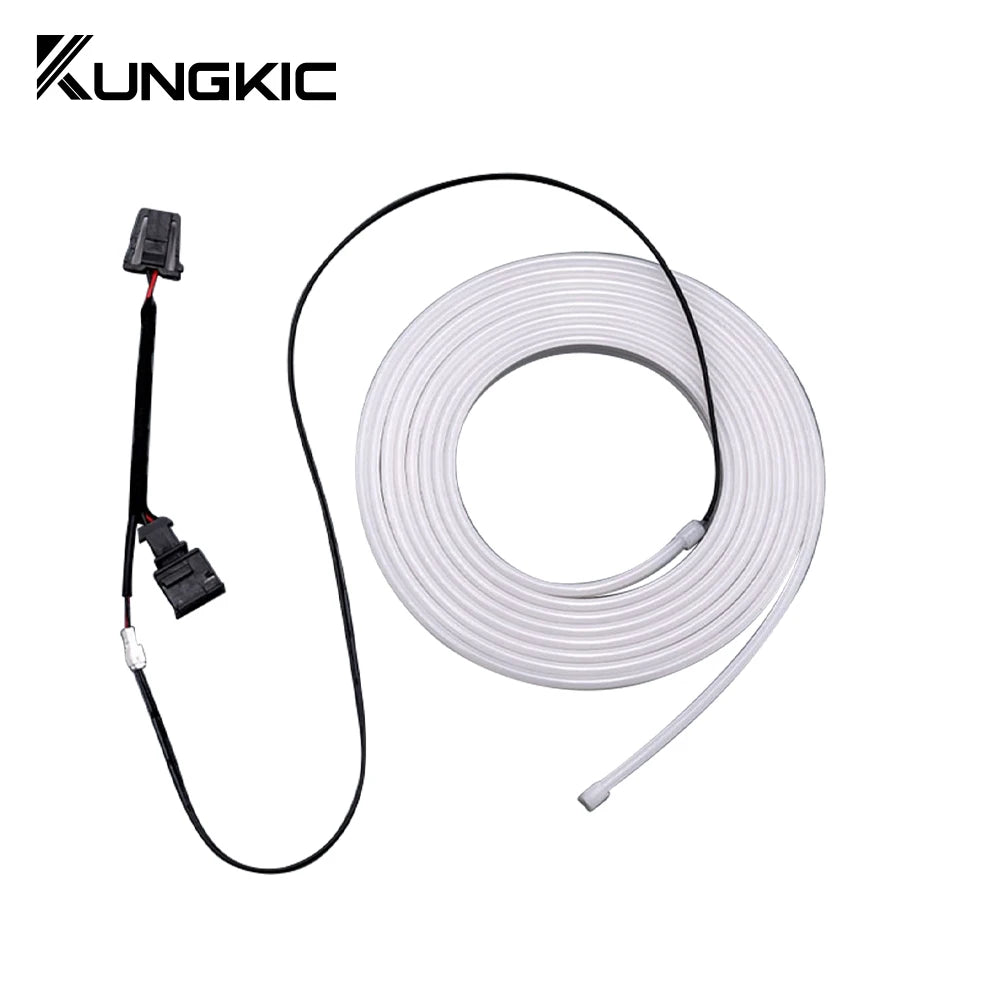 Rear Trunk Light For Volkswagen VW Golf 7 Mk7 Golf MK6 Golf MK8 Polo MK5 MK6 Bright LED Silicone Light Yellow White Accessories