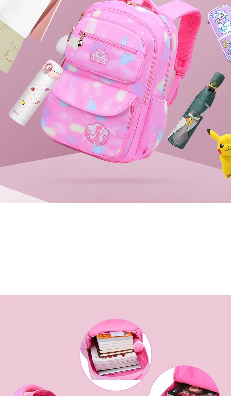 Pink Dream School Bag – Stylish & Spacious Backpack for Girls of All Ages!