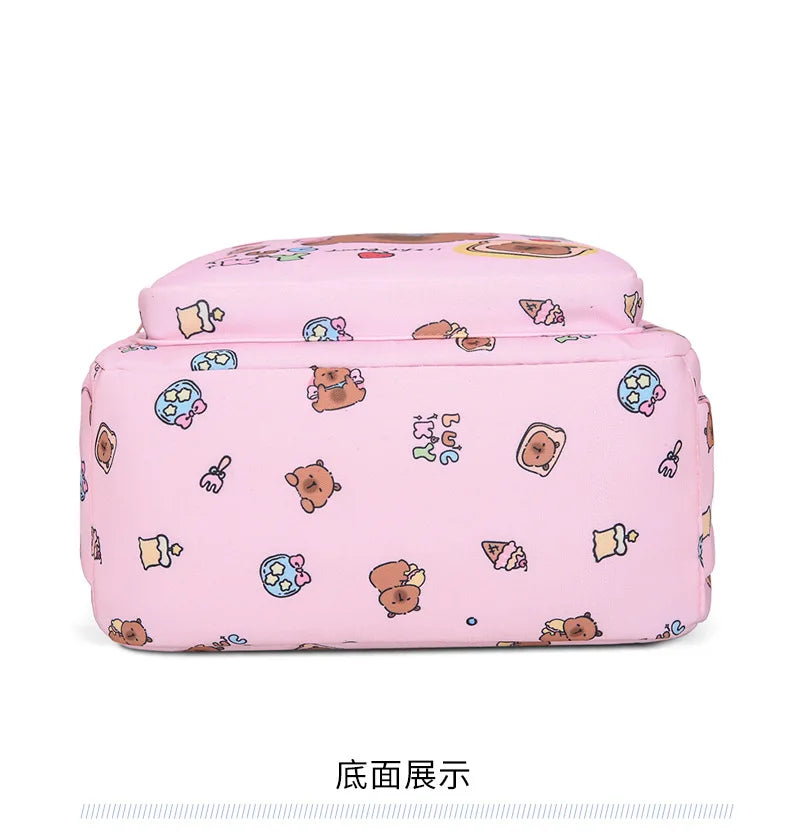 Capybara Cutie Backpack Set – Snuggle-Ready Style for Happy School Days!