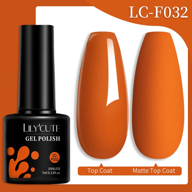 LILYCUTE Color Explosion – 184 Shades of Long-Lasting Gel Polish with Red Glitter Magic