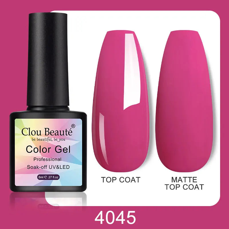 Clou Beaute Color Pop – 8ml Gel Varnish for Bold, Long-Lasting Nail Art (UV/LED Cure)