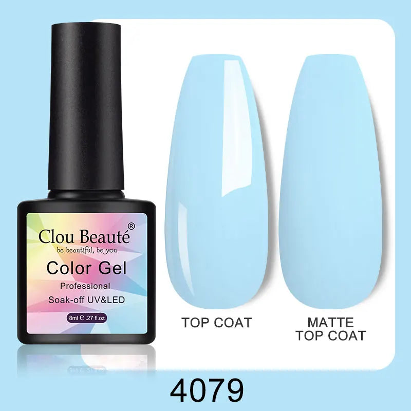 Clou Beaute Color Pop – 8ml Gel Varnish for Bold, Long-Lasting Nail Art (UV/LED Cure)