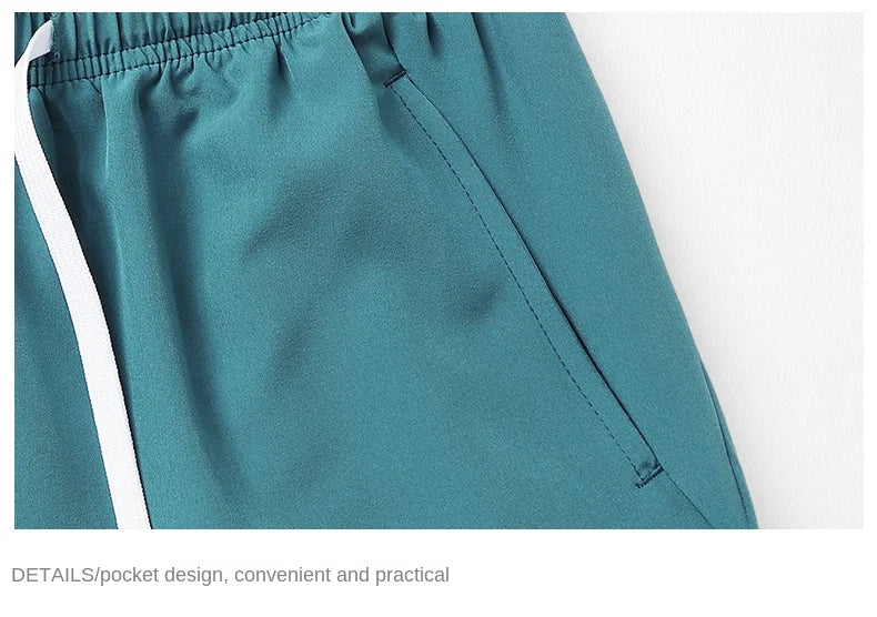 2024summer hot selling sports shorts, running pants, three piece pants, men's and women's zippered pockets, couple's short