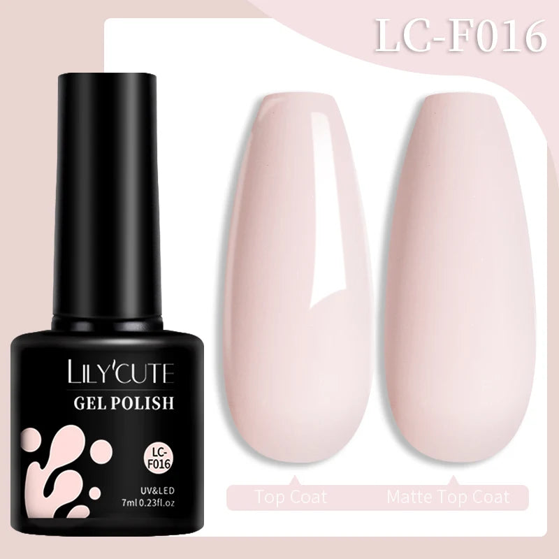 LILYCUTE Color Explosion – 184 Shades of Long-Lasting Gel Polish with Red Glitter Magic