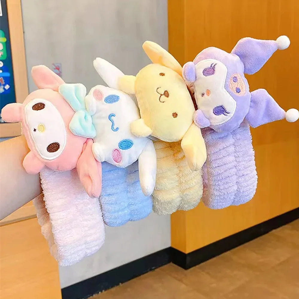 Kawaii Kuromi & Melody Face Wash Hairband – Cute, Comfy & Non-Slip!