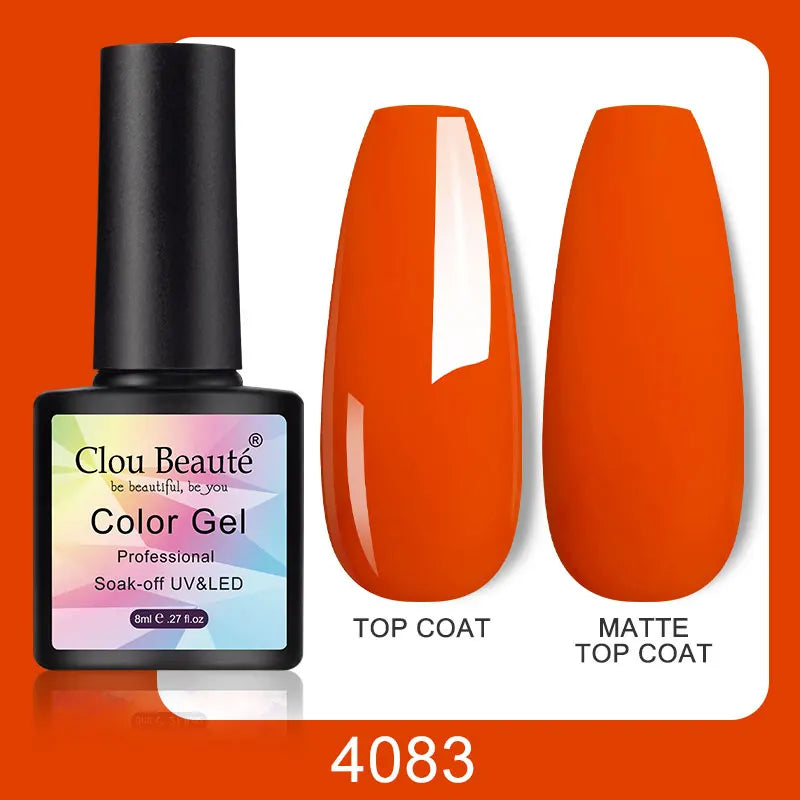 Clou Beaute Color Pop – 8ml Gel Varnish for Bold, Long-Lasting Nail Art (UV/LED Cure)