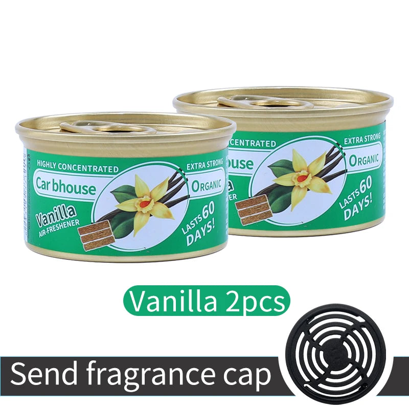 For Bathroom Car Air Freshener Gel Can Solid Car Fragrance Air Freshener Wood Block Can Air Freshener Balm For Home Long-lasting