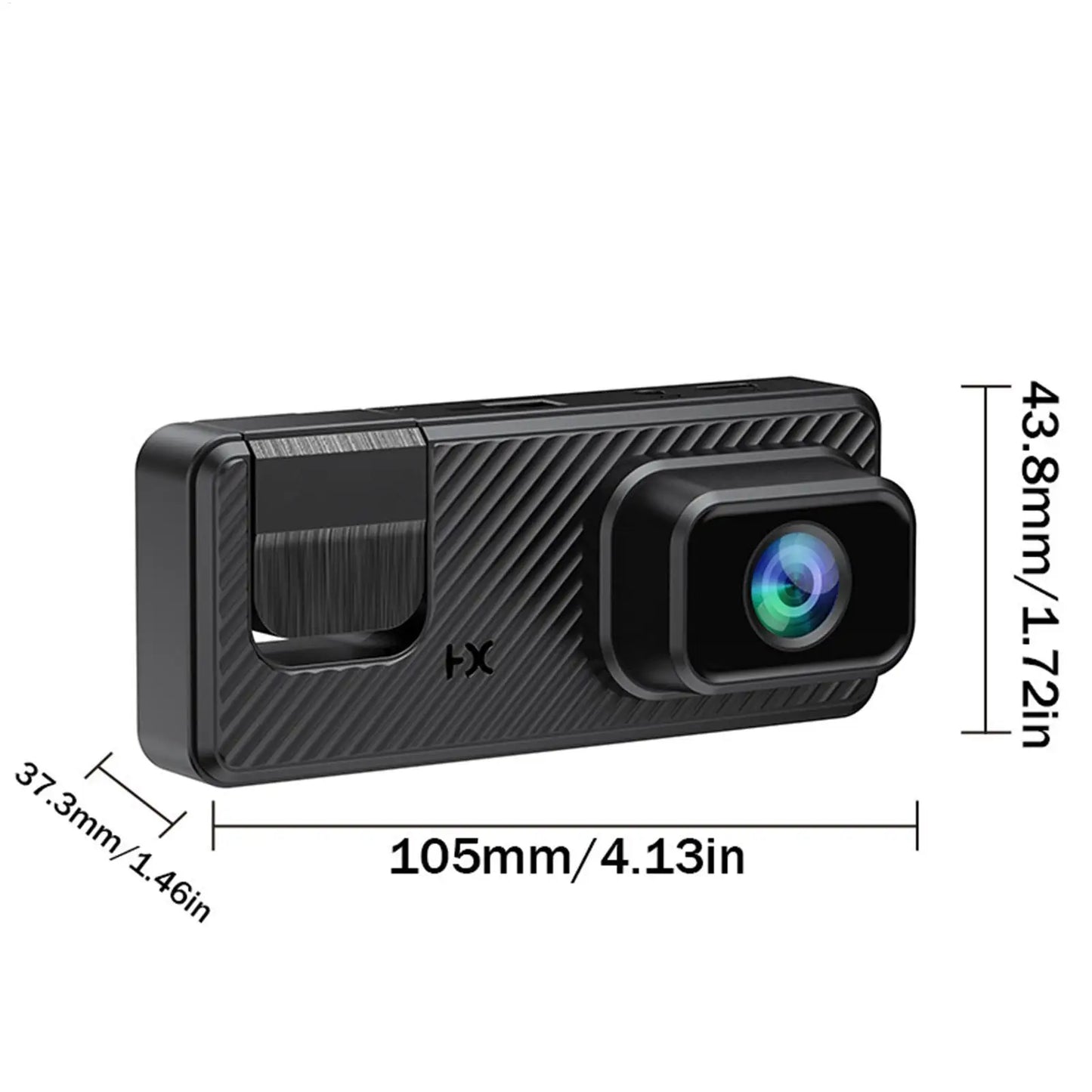 Dash Cam For Car 3 Channel Driving Recorder 1080P WIFI Recorder Front Rear Infrared Night Vision Reversing Image For Blind Spot