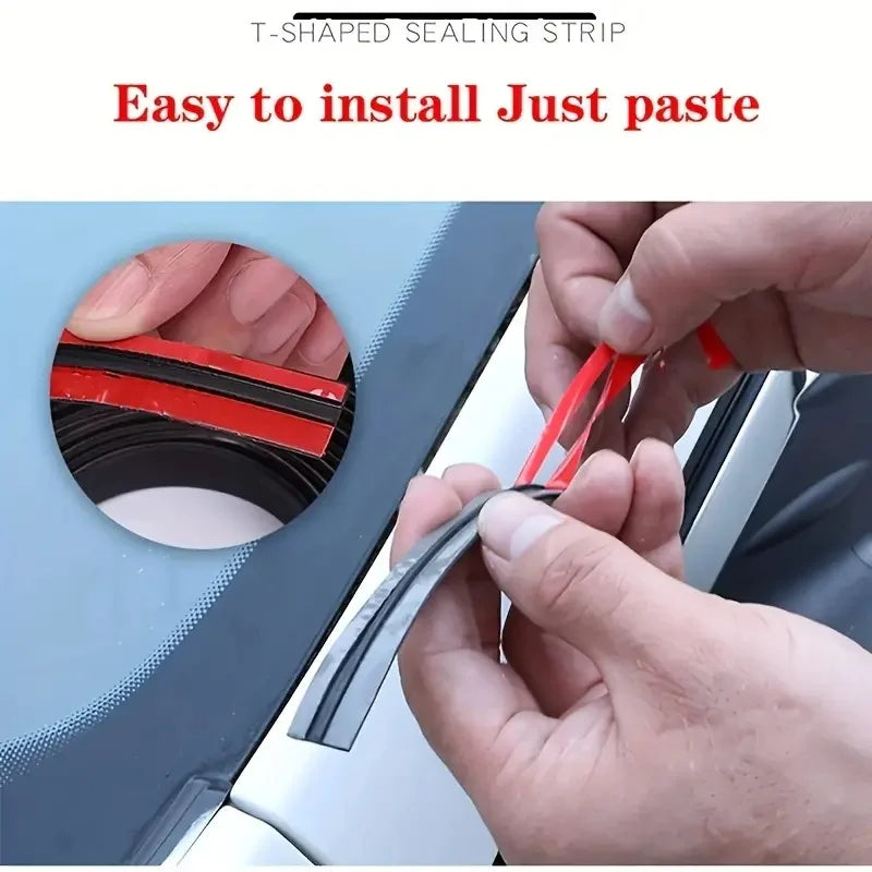 T-Shape Car Seal Strip – Quiet, Dry & Road-Ready!