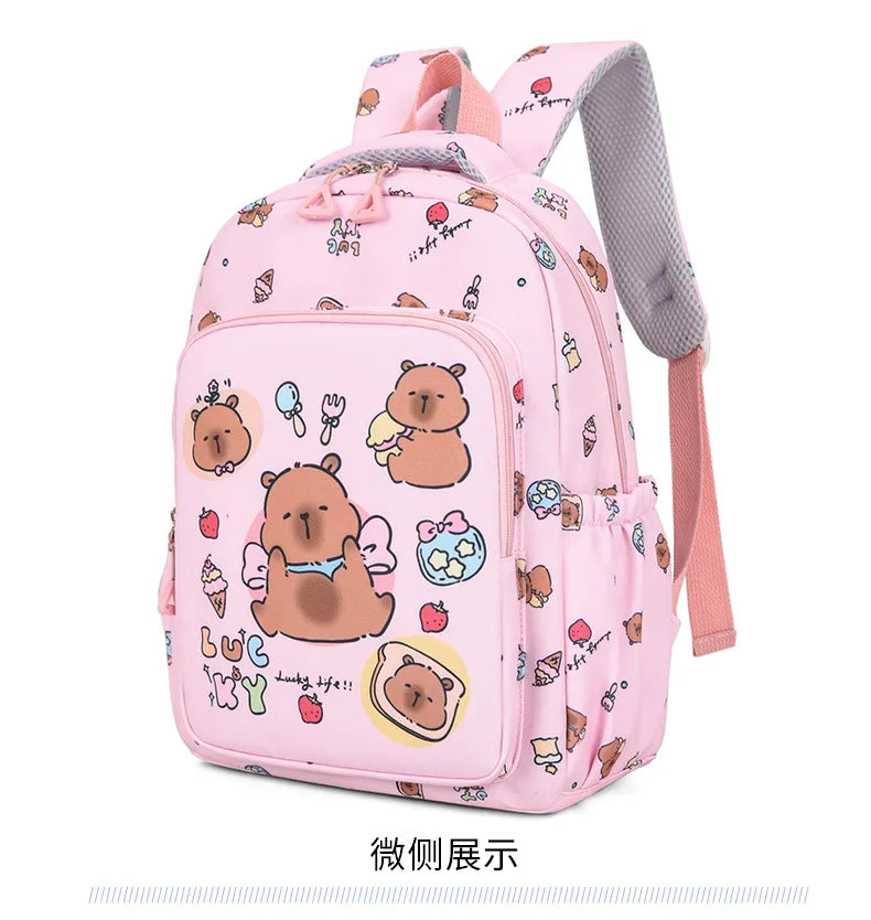 Capybara Cutie Backpack Set – Snuggle-Ready Style for Happy School Days!