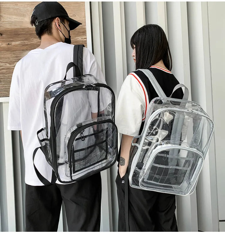 Crystal Carry All – Sleek, Spacious & Splash-Proof Style!