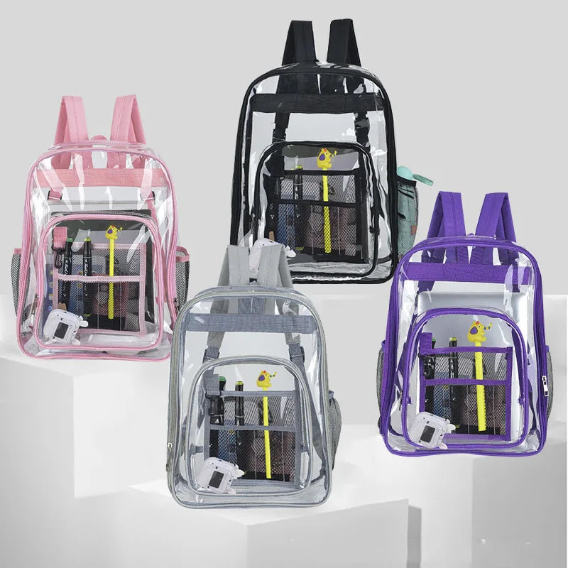 Crystal Carry All – Sleek, Spacious & Splash-Proof Style!