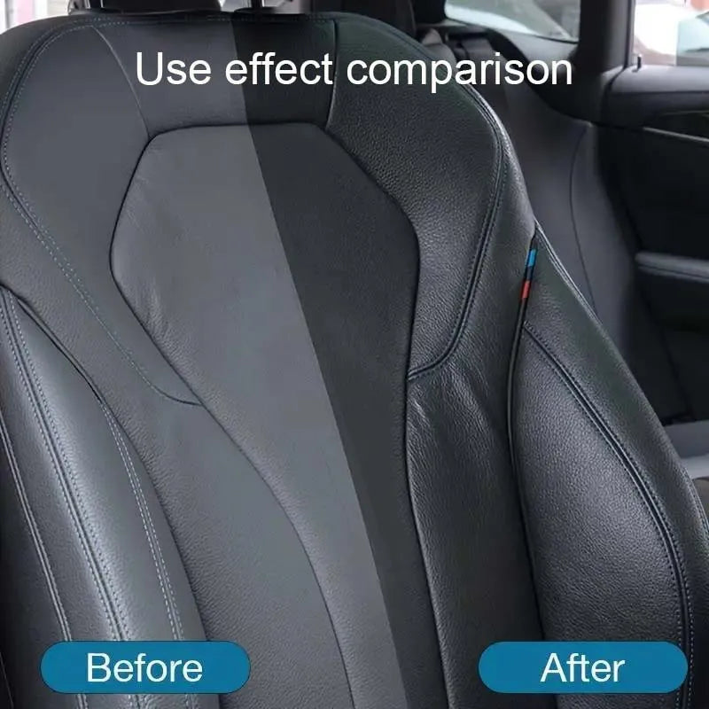 Ultimate Car Care Kit: Crystal Plating Polish, Black Dashboard Wax, Tire Shine & Faux Leather Seat Conditioner