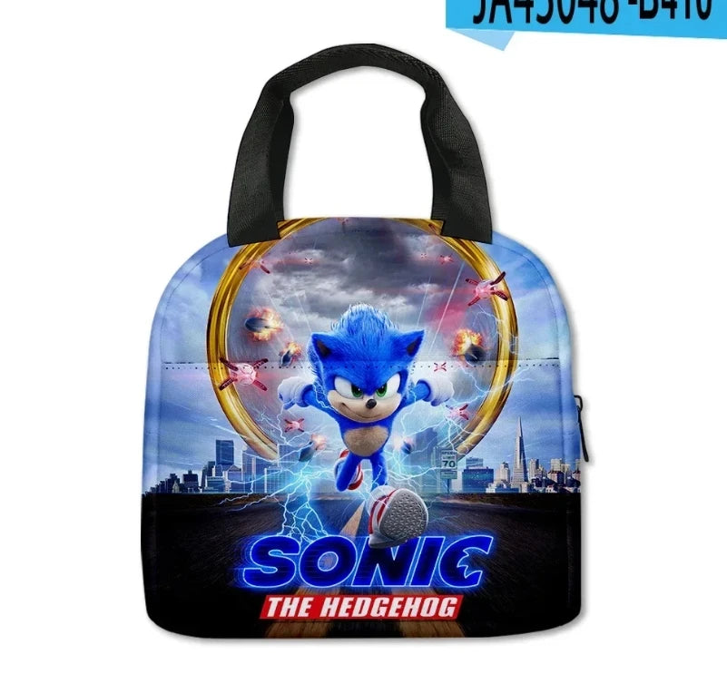 Sonic Speedster School Backpack – Anime Cartoon Schoolbag for Boys & Girls in Primary & Middle School