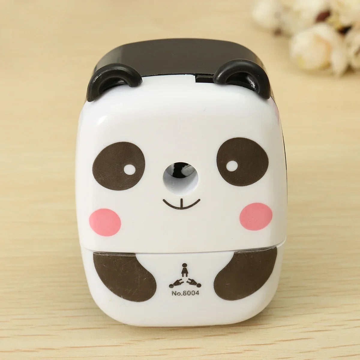 Cartoon Panda & Tiger Pencil Sharpener – Hand-Cranked Portable Animal Design for Kids, School & Office Stationery Fun