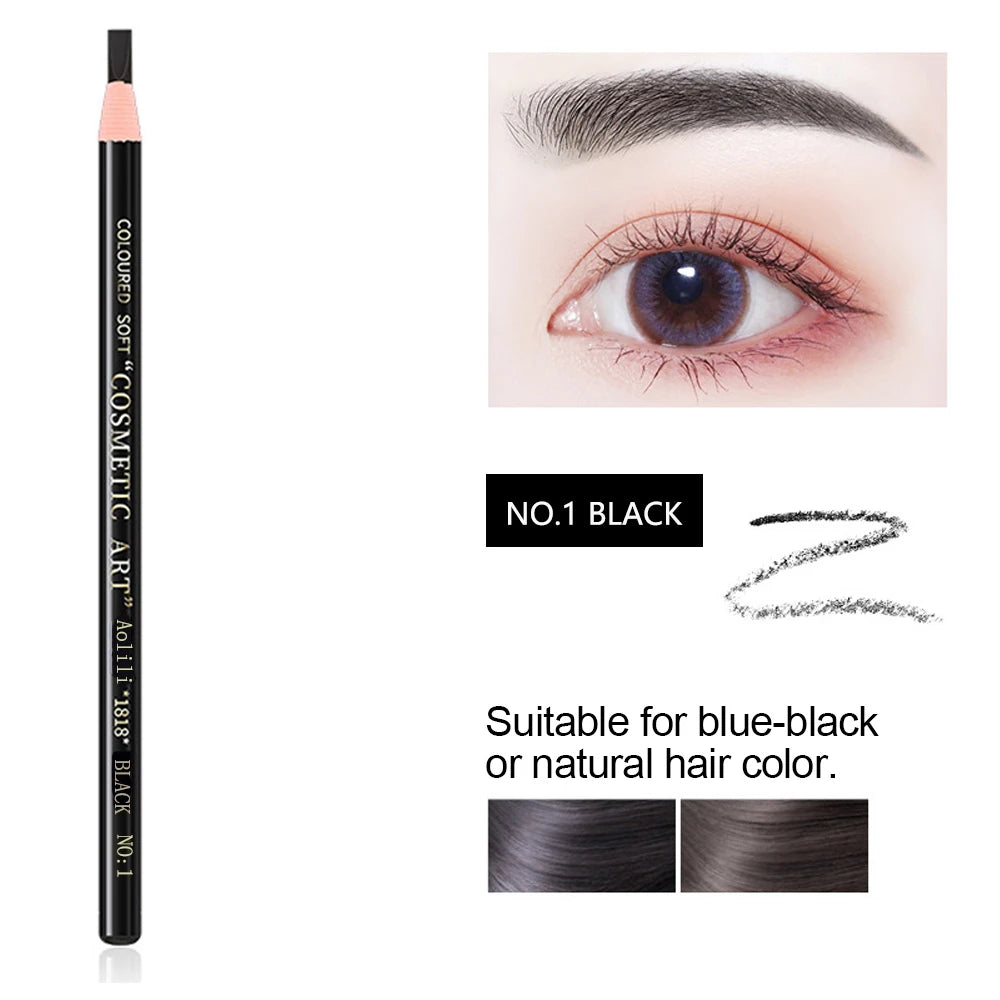 Tear Off Pull Line Eyebrow Pencil, Not Sharpen Need Eyebrow Pencil, Natural Color Rendering, Sweat Proof And Smudge Proof Eyebro