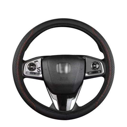 Car Steering Wheel Cover Universal PU Leather Breathable Anti-Slip Automobile Steering Wheel Covers Auto Interior Accessories