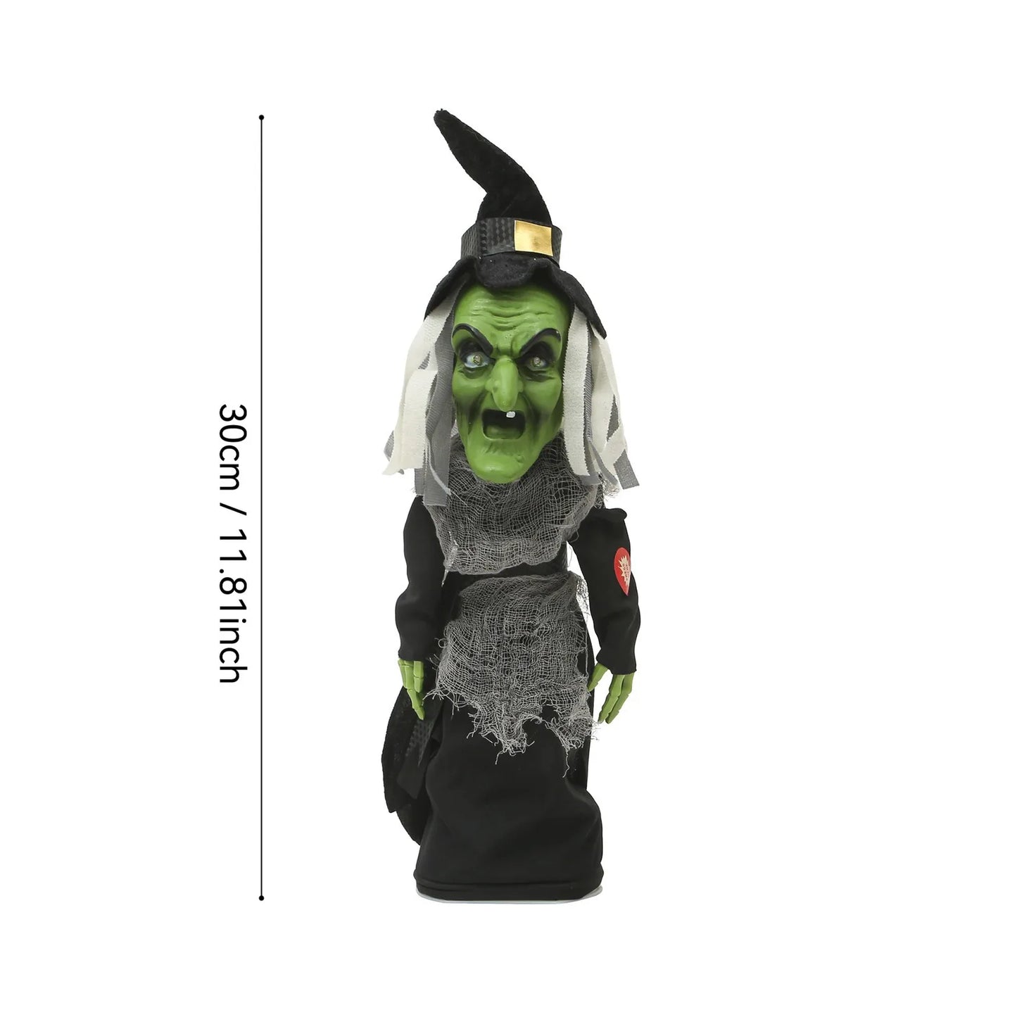 Spooky Sass Standing Witch – She Cackles, You Giggle!