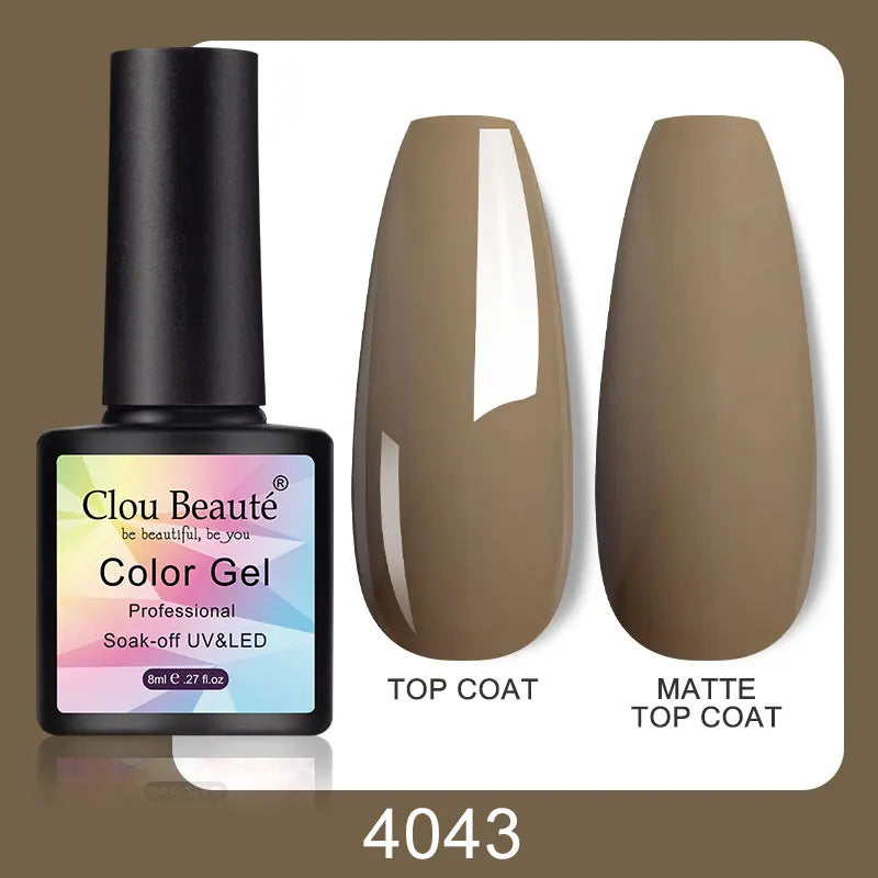 Clou Beaute Color Pop – 8ml Gel Varnish for Bold, Long-Lasting Nail Art (UV/LED Cure)