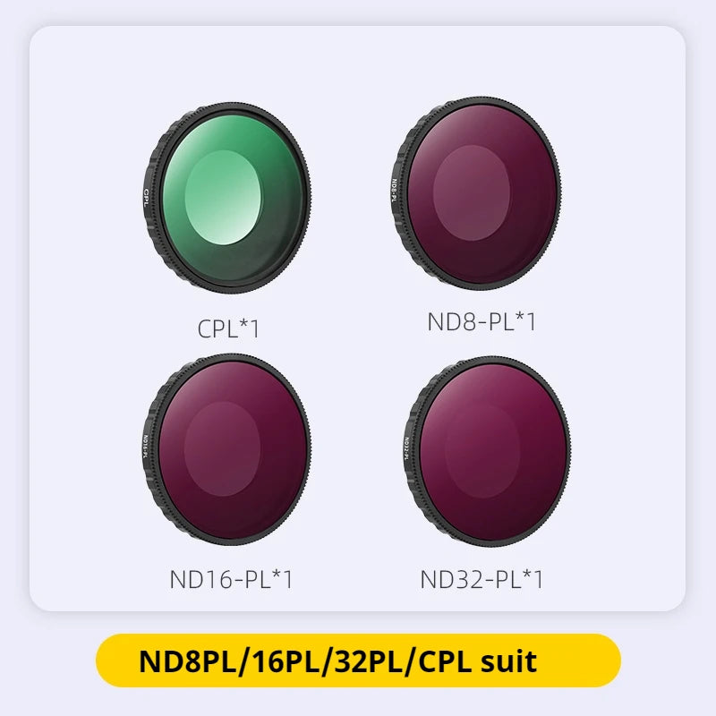 DJI Osmo Action 5pro/4 Filter Set CPL ND8/16/32 Nano Coated Filter Set Action4 Nd Lens Suitable for DJI Camera Accessories