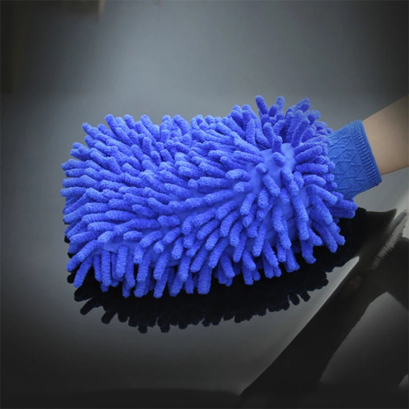 Waterproof Car Wash Microfiber Chenille Gloves Thick Car Cleaning Mitt Wax Detailing Brush Auto Care dusting gloves Glove