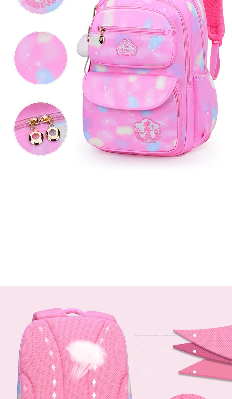 Pink Dream School Bag – Stylish & Spacious Backpack for Girls of All Ages!