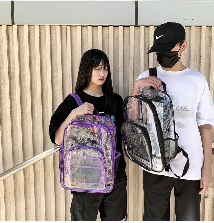 Crystal Carry All – Sleek, Spacious & Splash-Proof Style!