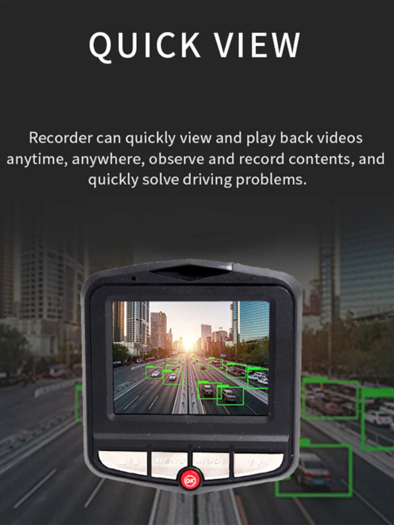 Car Monitor Car Recorder , Car Charging Single Video Recorder