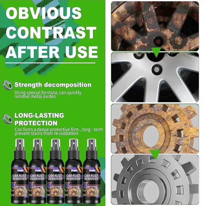Car Anti-Rust Remover Rust Inhibitor Rust Remover Derusting Spray  30ml 유리막코팅제  tire shine