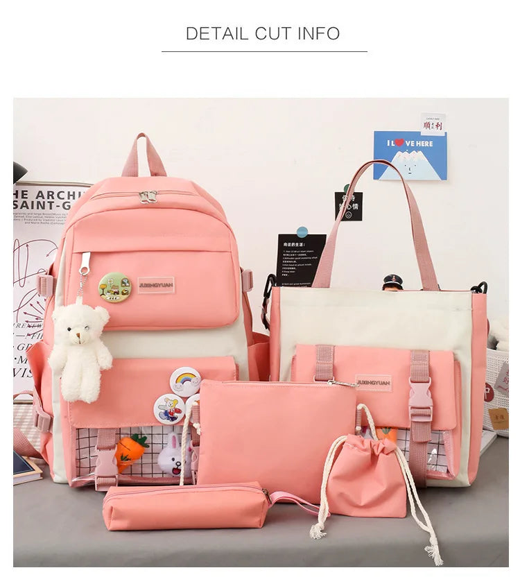 Mega School Backpack Set – Bold, Roomy & Class-Ready!