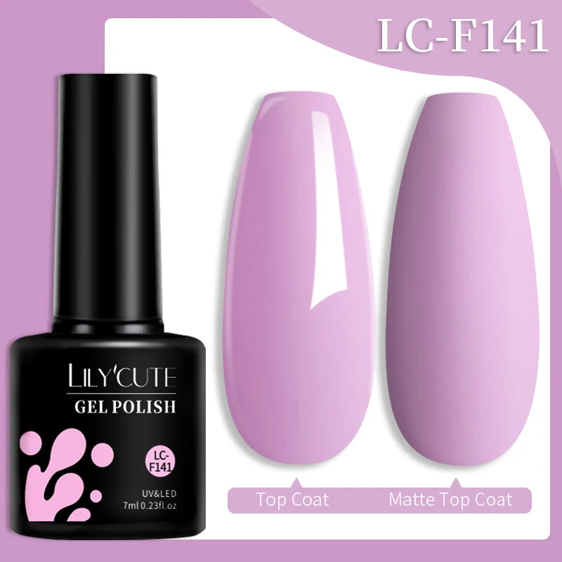 LILYCUTE Color Explosion – 184 Shades of Long-Lasting Gel Polish with Red Glitter Magic