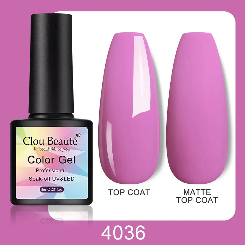 Clou Beaute Color Pop – 8ml Gel Varnish for Bold, Long-Lasting Nail Art (UV/LED Cure)
