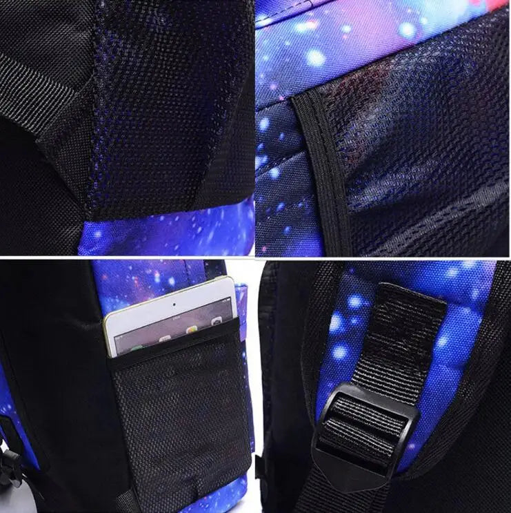 CR7 3-Piece Backpack Set – Lightweight School & Travel Bags for Boys, Girls, Teens & Adults