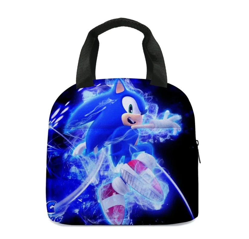 Sonic Speedster School Backpack – Anime Cartoon Schoolbag for Boys & Girls in Primary & Middle School