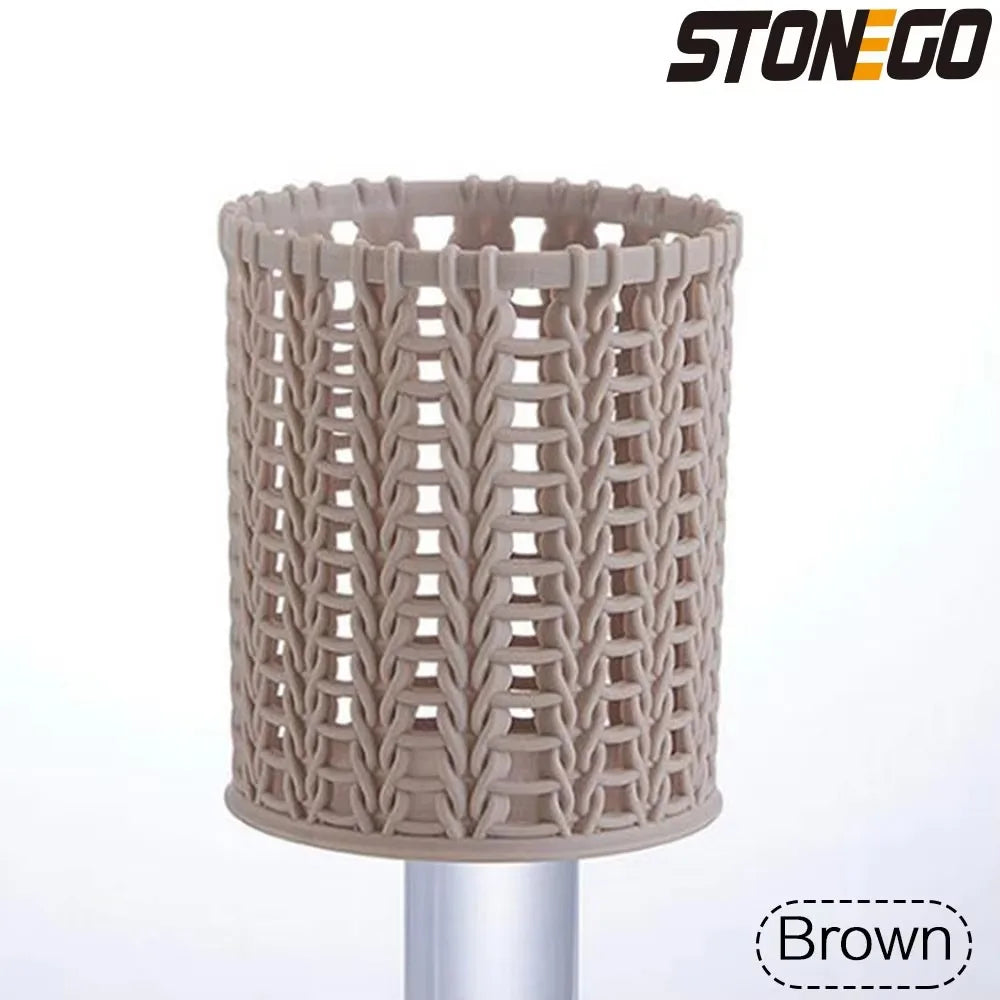 STONEGO Multi-Use Pen & Brush Holder – Cute Vase-Style Pencil Pot for Desk, Vanity & Stationery Storage (Accessories Not Included)