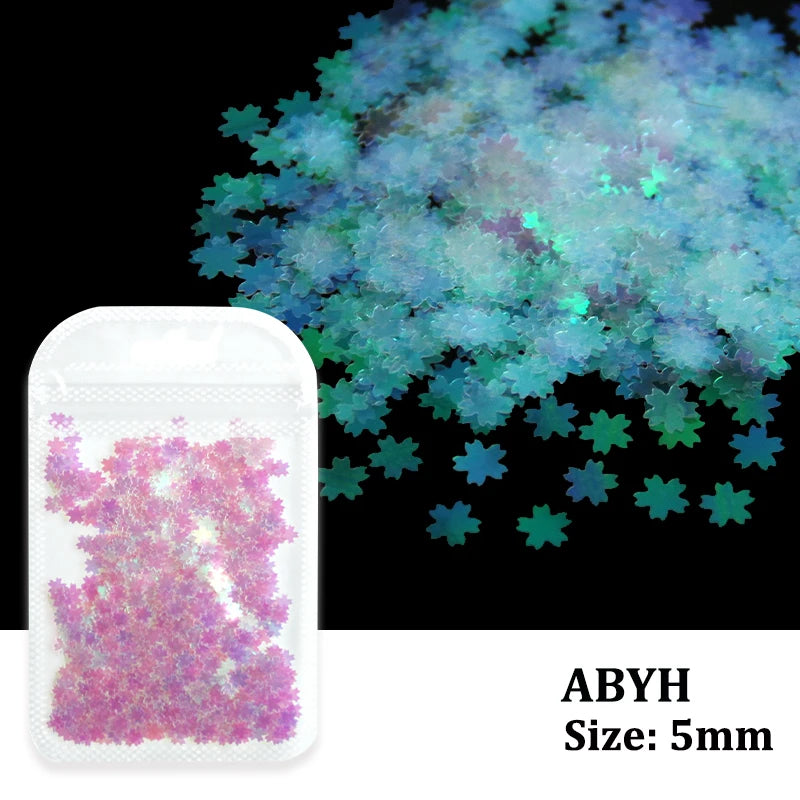 Starstruck Sparkle – Holographic Silver Nail Sequins for Viral DIY Looks