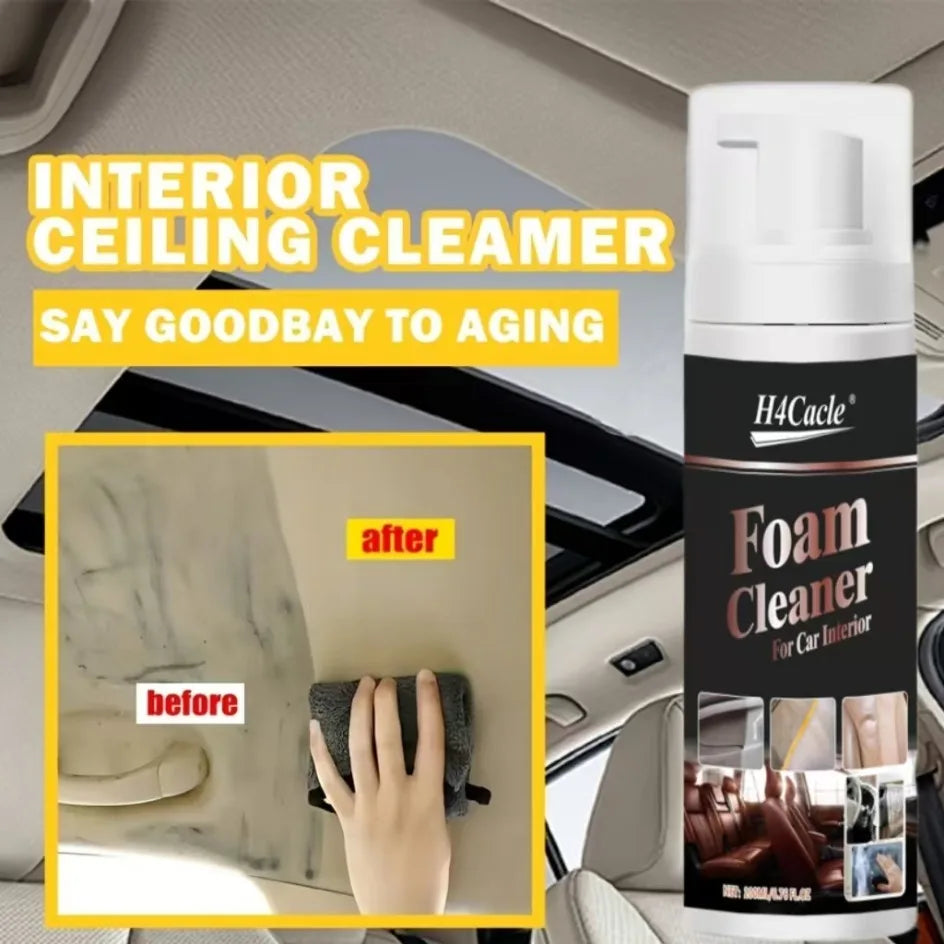 Multifunctional Foam Cleaner Car Interior Stain Removal and Cleaning Leather Seat Home Foam Cleaner Spray Maintenance Wash