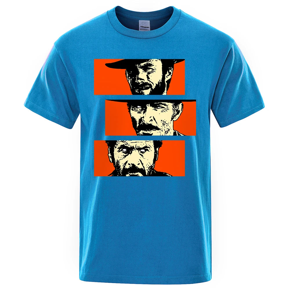 The Good, The Bad & The Stylish – Oversized Cowboy Tee for Classic Western Fans!