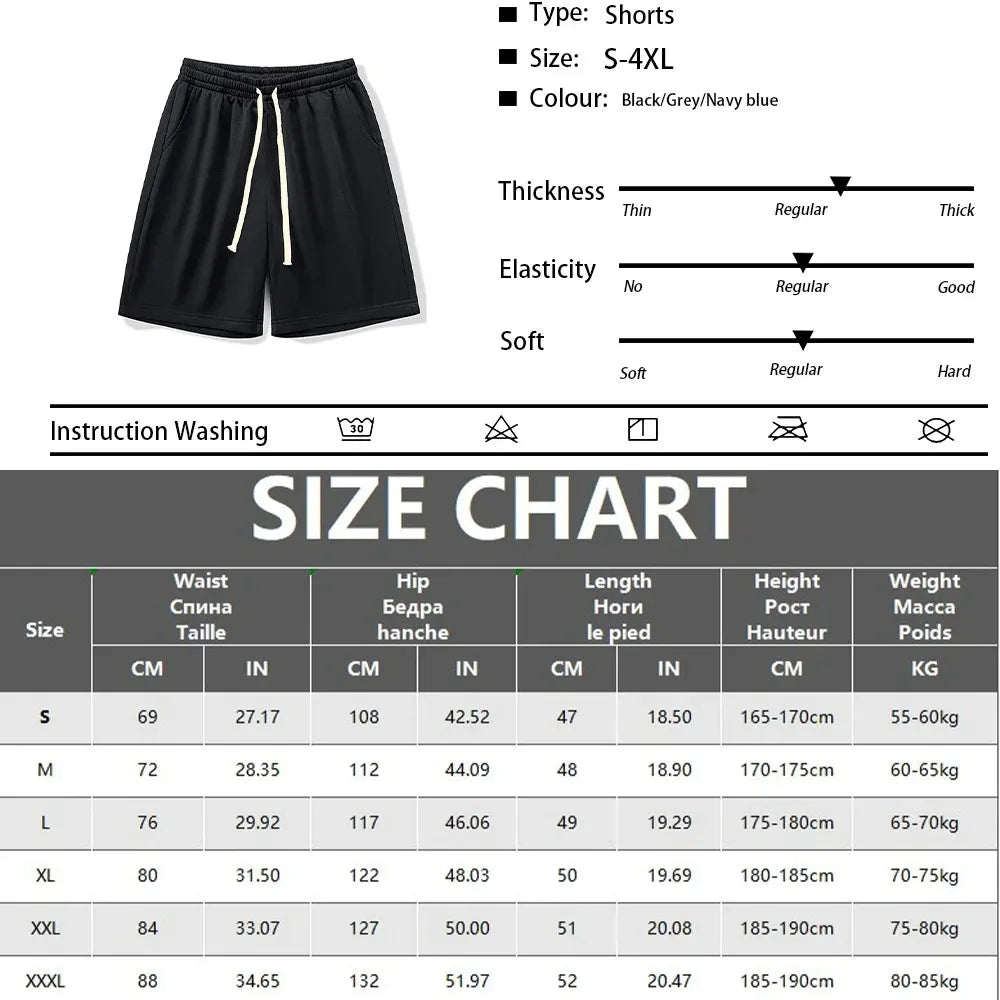 Men’s Summer Jogger Shorts – Comfy, Classic & Ready to Move!
