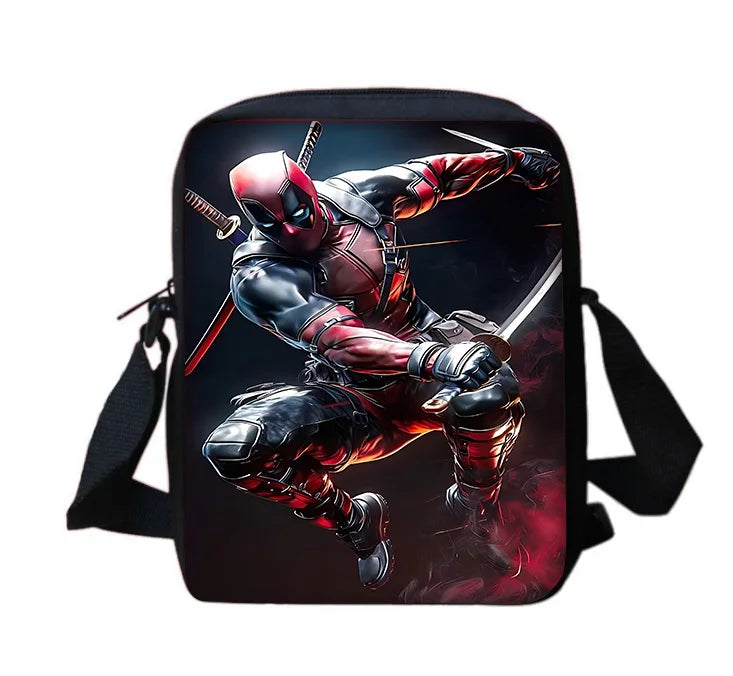 Deadpool Hero Pack – Bold Cartoon Backpack Set for Kids Who Love Action!