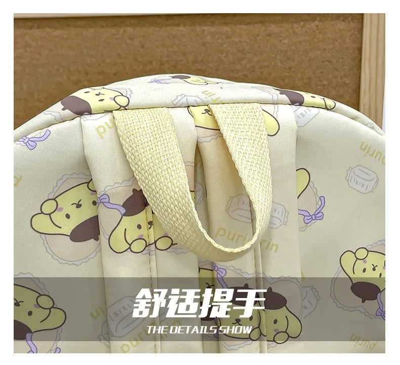 Cinnamoroll PlushTech Backpack – Kawaii Sanrio Schoolbag with Laptop Compartment for Kids & Teens!